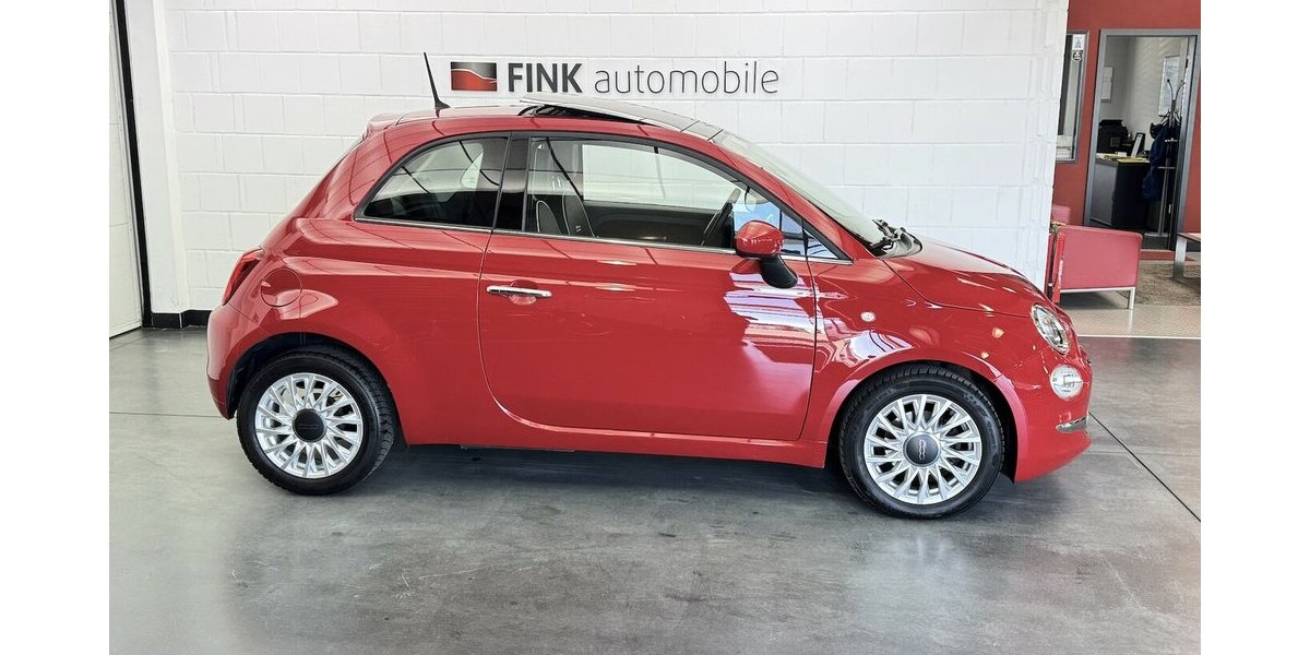 Fiat 500 0.9 TwinAir Lounge Schiebedach Klima PDC 50.900 km 10.420 &euro; Lich 35423