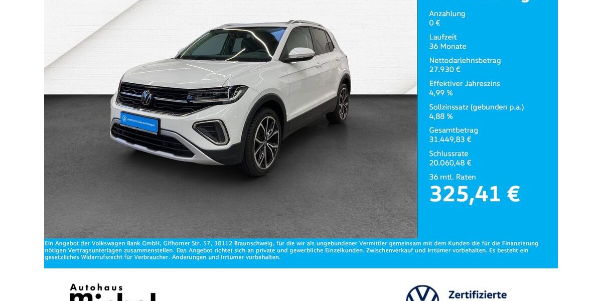 VW T-Cross 3.200 km 27.930 &euro; Gießen 35394