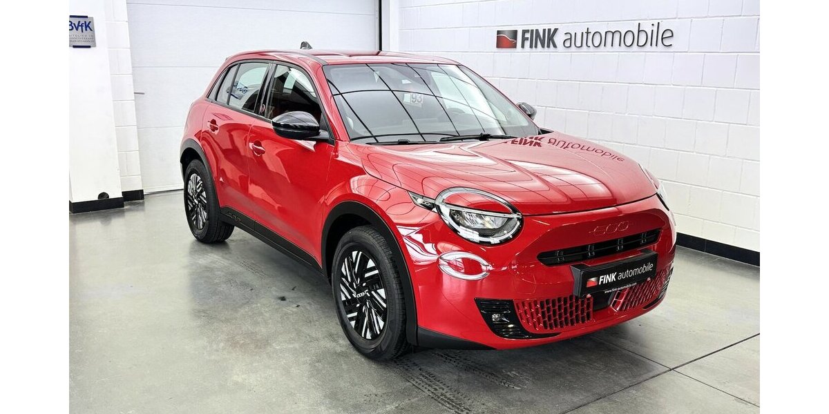 Fiat 600E Red 54 KWh 1.Hand Full LED Carplay 14.500 km 21.880 &euro; Lich 35423