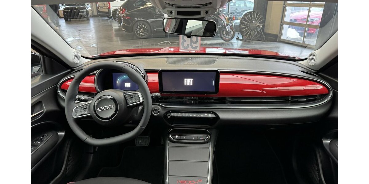 Fiat 600E Red 54 KWh 1.Hand Full LED Carplay 14.500 km 21.880 &euro; Lich 35423