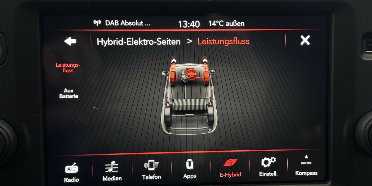 Fiat Panda Cross Red 1.0 Hybrid 1.Hand Neuwertig! 1.600 km 14.220 &euro; Lich 35423