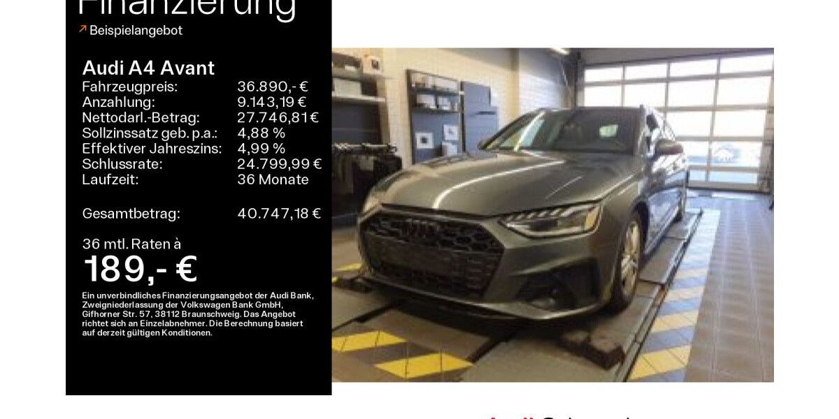 Audi A4 38.766 km 36.890 &euro; Bad Nauheim 61231