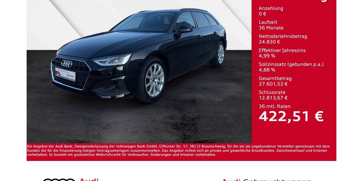 Audi A4 55.200 km 24.830 &euro; Giessen 35394