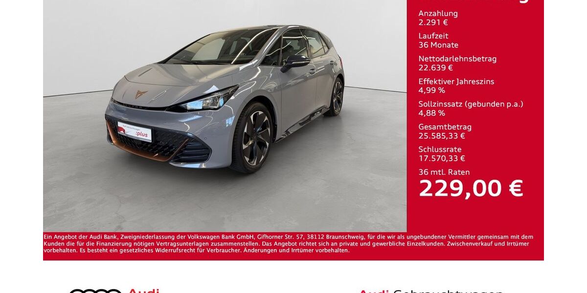 Cupra Born 29.200 km 24.930 &euro; Giessen 35394