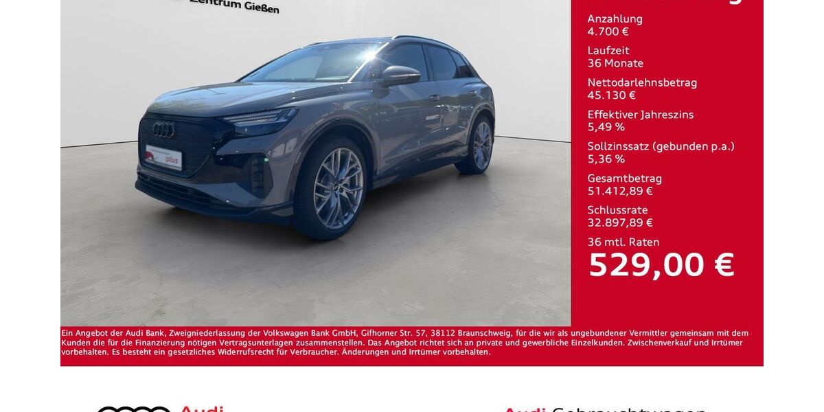Audi Q4 e-tron 5.150 km 47.930 &euro; Giessen 35394