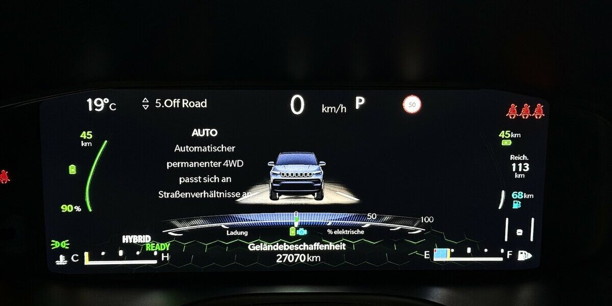 Jeep Compass Trailhawk Plug-In Hybrid 4WD LED 360CAM 27.100 km 26.660 &euro; Lich 35423