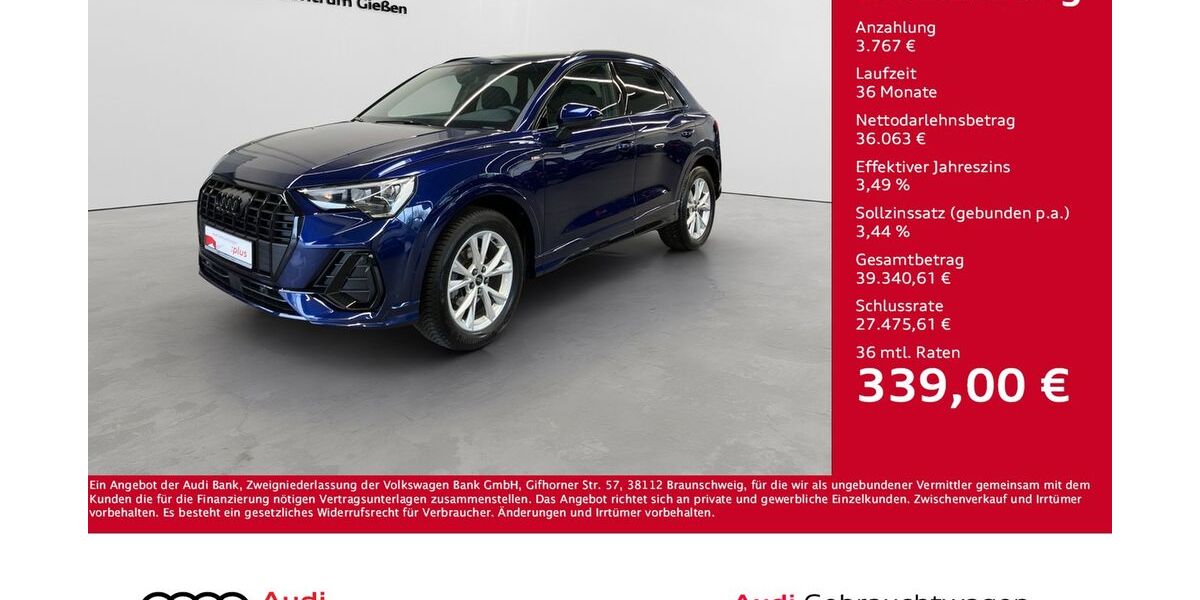 Audi Q3 33.100 km 38.830 &euro; Giessen 35394